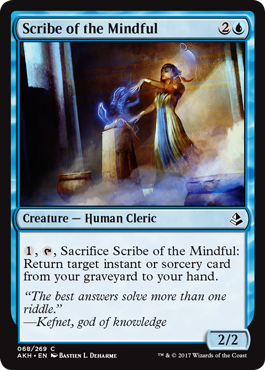 Scribe of the Mindful (Amonkhet) Light Play
