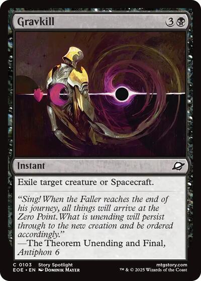 Gravkill (Edge of Eternities) Light Play Foil