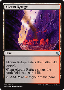 Akoum Refuge (Duel Decks: Zendikar vs Eldrazi) Light Play