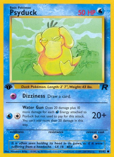 Psyduck (Team Rocket) Medium Play Unlimited