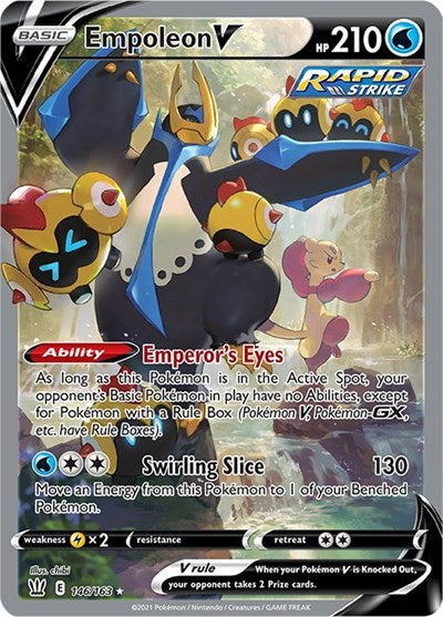 Empoleon V (Alternate Full Art) (SWSH05: Battle Styles) Near Mint
