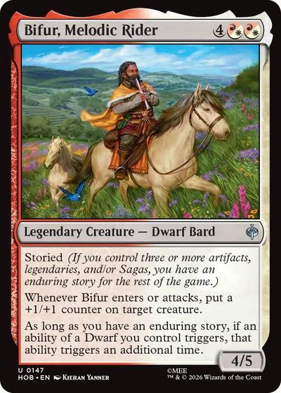 Bifur, Melodic Rider (The Hobbit) Light Play Foil