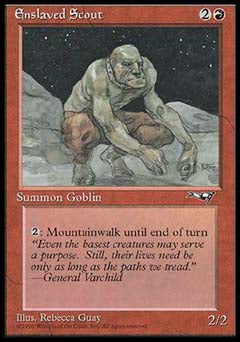 Enslaved Scout (Lone man) (Alliances) Light Play