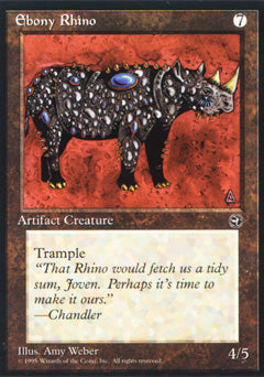 Ebony Rhino (Homelands) Light Play