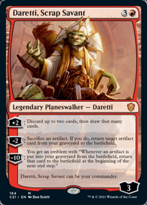 Daretti, Scrap Savant (Commander 2021 Strixhaven) Light Play