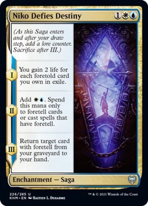 Niko Defies Destiny (Kaldheim) Light Play Foil