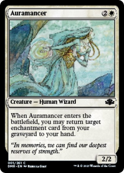 Auramancer (Dominaria Remastered) Light Play