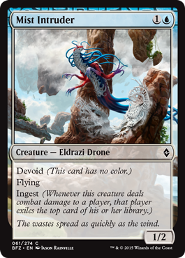 Mist Intruder (Battle for Zendikar) Light Play