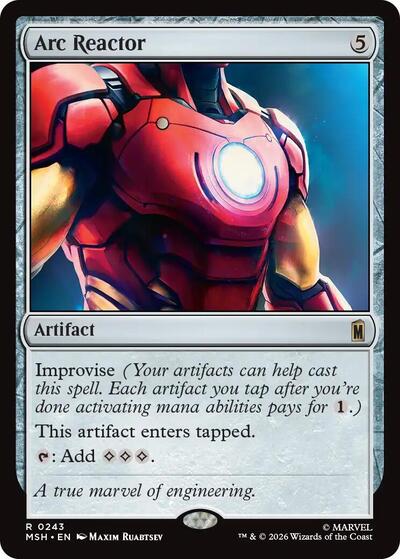 Arc Reactor (Marvel Super Heroes) Light Play Foil