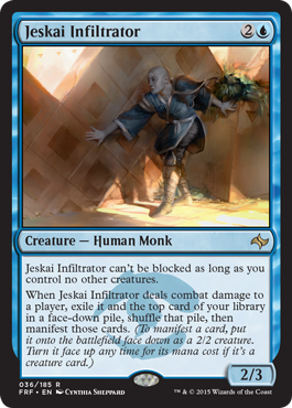 Jeskai Infiltrator (Fate Reforged) Light Play Foil