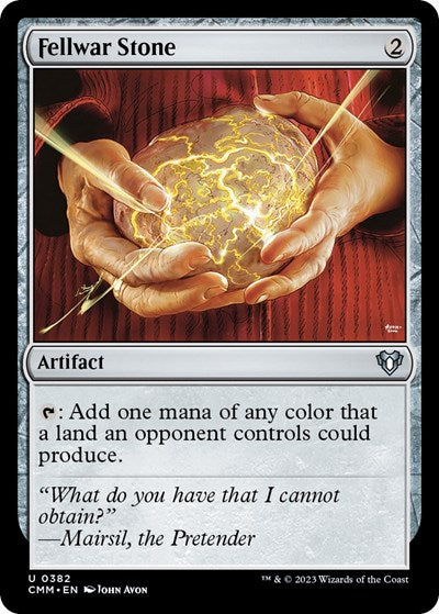 Fellwar Stone (Commander Masters) Light Play