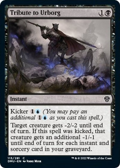 Tribute to Urborg (Dominaria United) Light Play