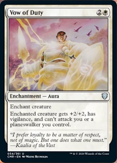 Vow of Duty (Commander Legends) Light Play