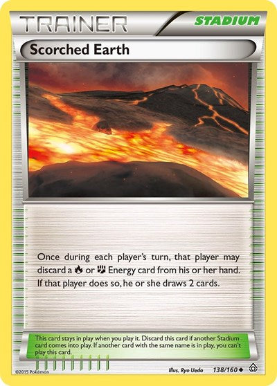 Scorched Earth (XY - Primal Clash) Medium Play