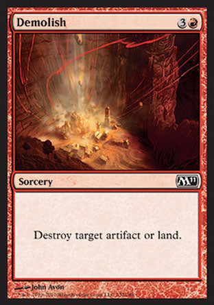 Demolish (Magic 2011 Core Set) Light Play