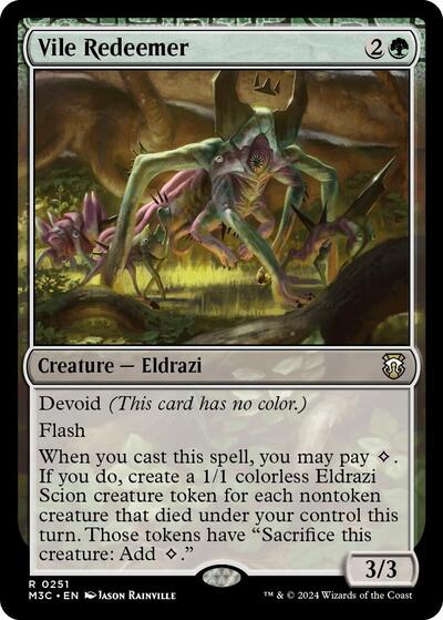 Vile Redeemer (Commander: Modern Horizons 3) Light Play