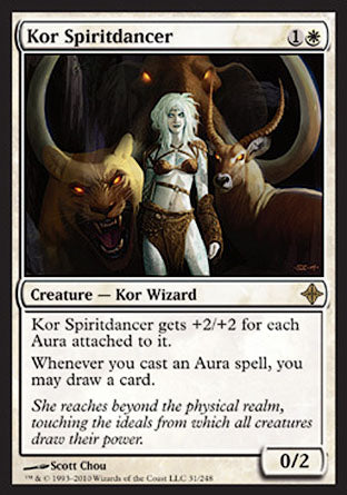 Kor Spiritdancer (Rise of the Eldrazi) Light Play