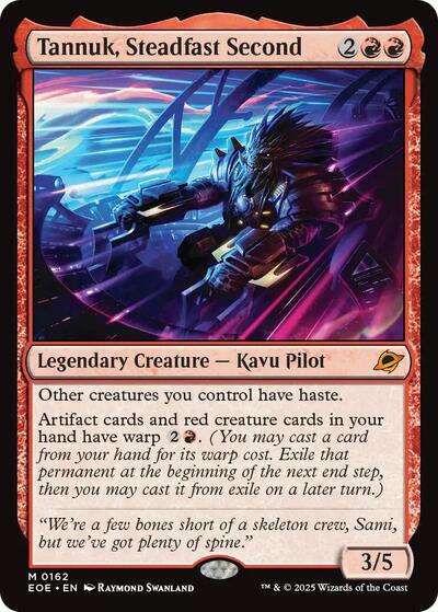 Tannuk, Steadfast Second (Edge of Eternities) Light Play Foil