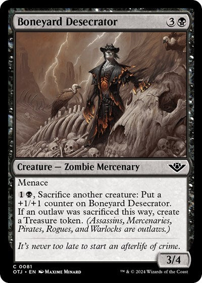 Boneyard Desecrator (Outlaws of Thunder Junction) Light Play