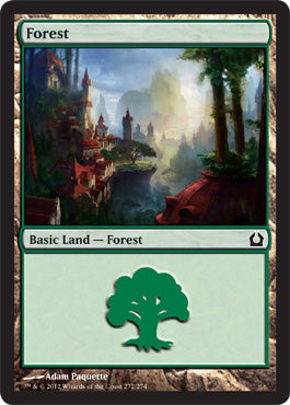 Forest (272) (Return to Ravnica) Light Play