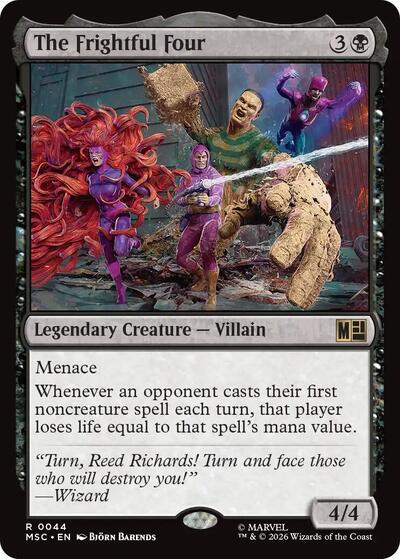 The Frightful Four (Commander: Marvel Super Heroes) Light Play