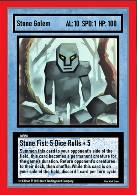 088/150 Stone Golem - Legendary