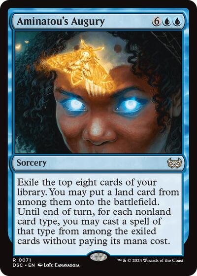 Aminatou's Augury (Commander: Duskmourn: House of Horror) Light Play