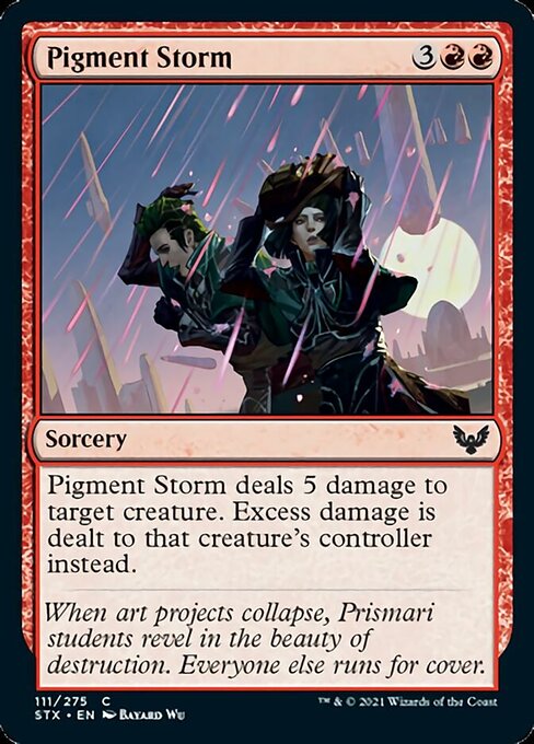 Pigment Storm (Strixhaven) Light Play