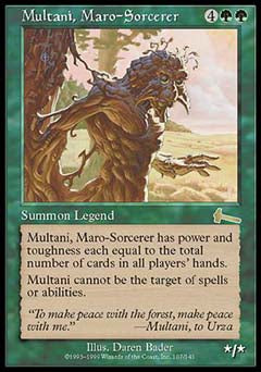 Multani, Maro-Sorcerer (Urza's Legacy) Damaged / Poor