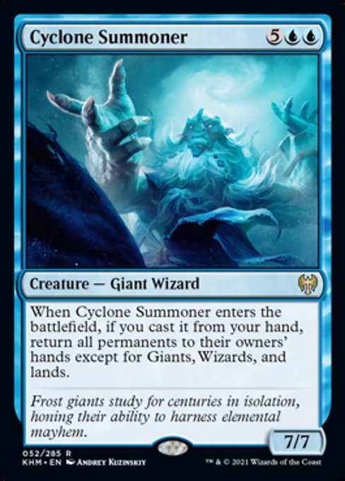 Cyclone Summoner (Kaldheim) Light Play Foil