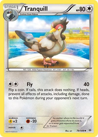 Tranquill (XY Roaring Skies) Medium Play