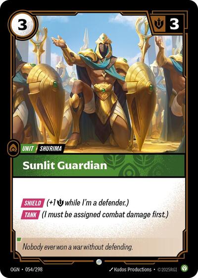 Sunlit Guardian (Origins) Light Play
