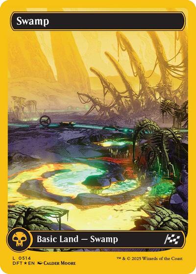 Swamp (0514) (First-Place Foil) (Aetherdrift) Light Play Foil