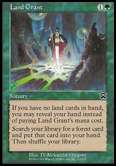Land Grant (Mercadian Masques) Light Play