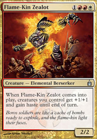 Flame-Kin Zealot (Ravnica) Light Play