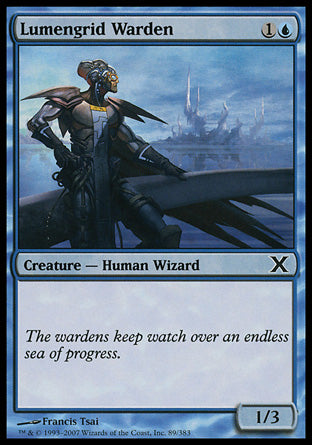 Lumengrid Warden (10th Edition) Light Play