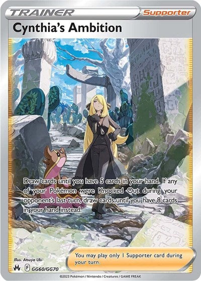 Cynthia's Ambition (Crown Zenith: Galarian Gallery) Near Mint Holofoil