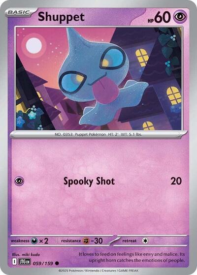 Shuppet (SV09: Journey Together) Light Play Reverse Holofoil