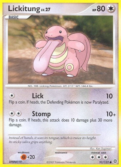 Lickitung (Secret Wonders) Medium Play