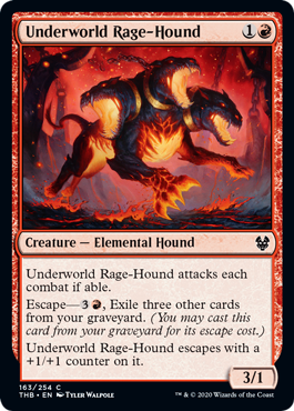 Underworld Rage-Hound (Theros Beyond Death) Light Play
