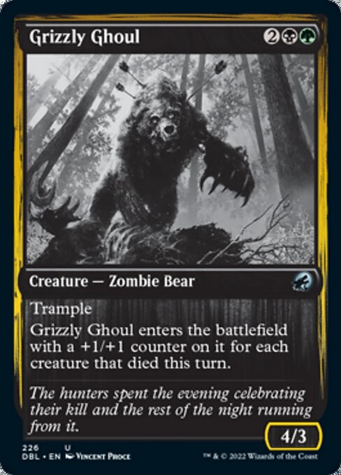 Grizzly Ghoul (Innistrad: Double Feature) Light Play