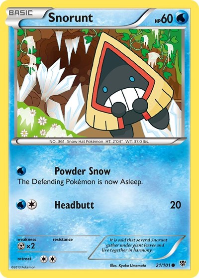 Snorunt (Plasma Blast) Medium Play