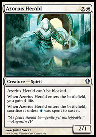 Azorius Herald (Commander 2013 Edition) Light Play