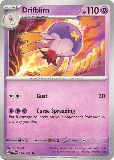 Drifblim (Scarlet and Violet: Base Set) Light Play