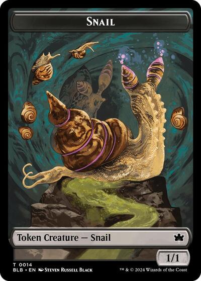 Snail Token (Bloomburrow) Light Play