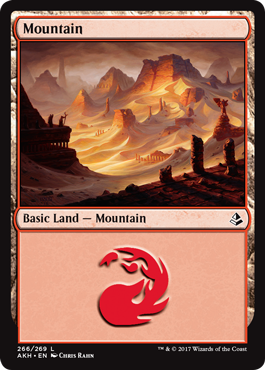 Mountain (266) (Amonkhet) Light Play