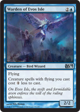 Warden of Evos Isle (Magic 2014 Core Set) Medium Play