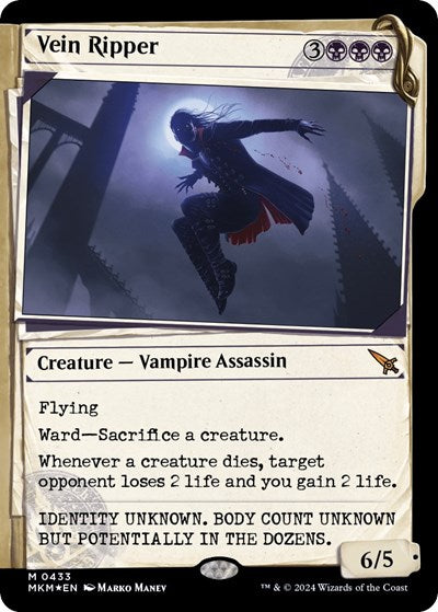 Vein Ripper (Showcase) (Invisible Ink) (Murders at Karlov Manor) Near Mint Foil