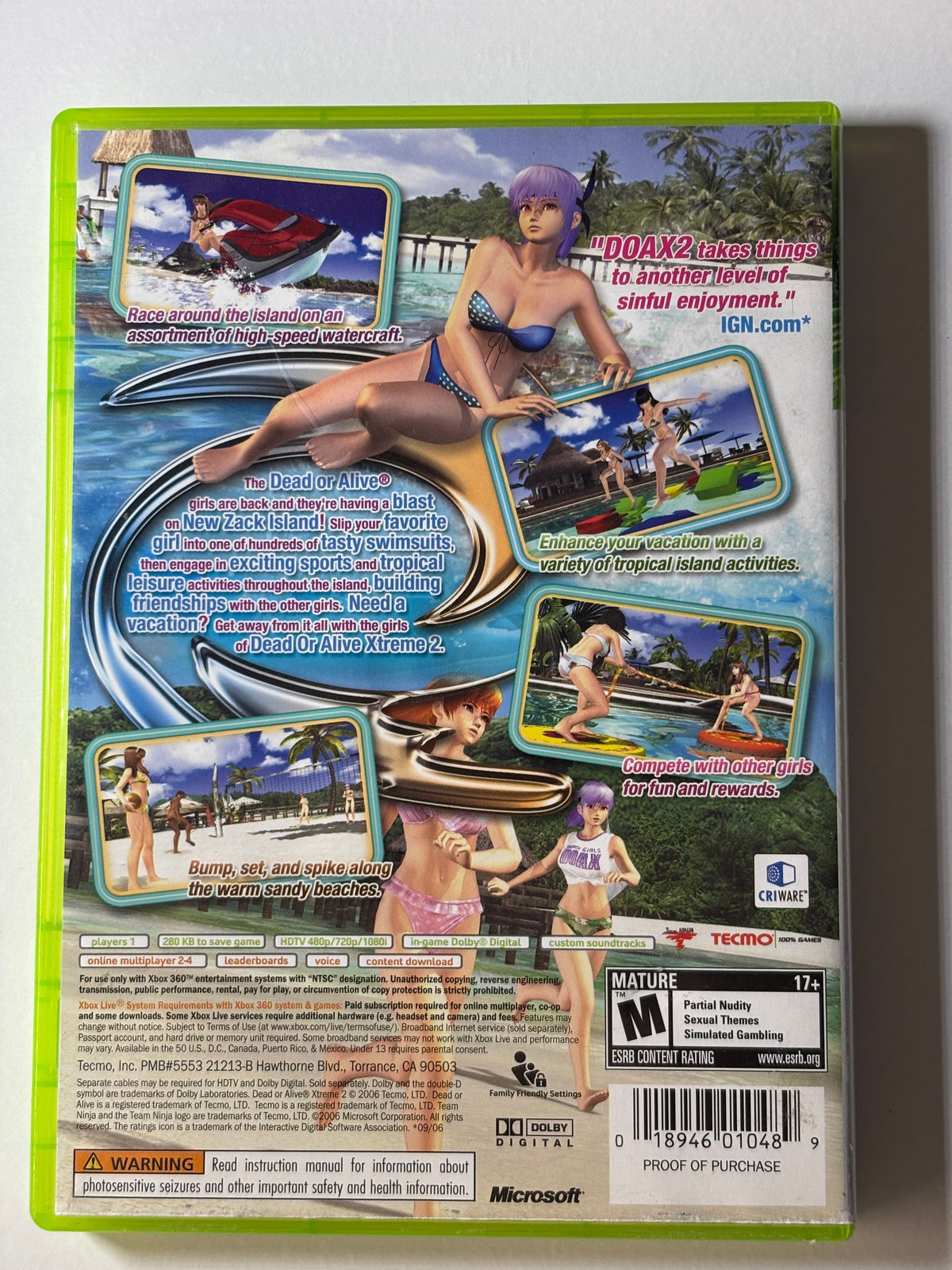 Dead or Alive Xtreme 2 (Xbox 360)
