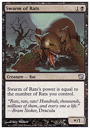 Swarm of Rats (9th Edition) Light Play